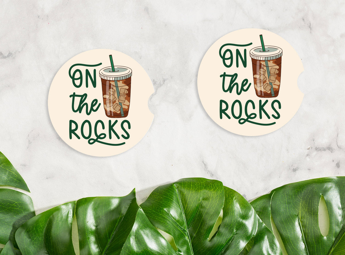 On The Rocks Car Coaster