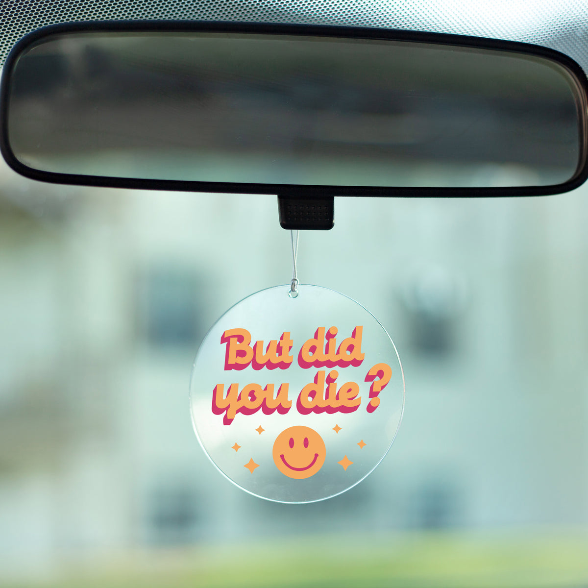 But Did You Die Rearview Mirror Hang