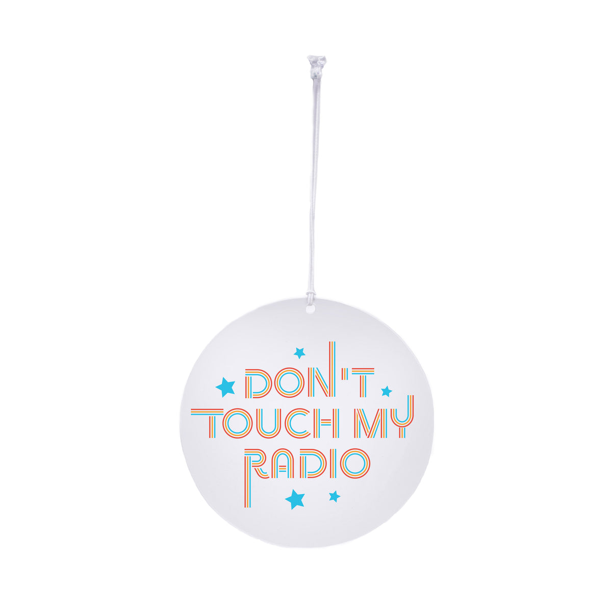 Don&#39;t Touch My Radio Rearview Mirror Hang