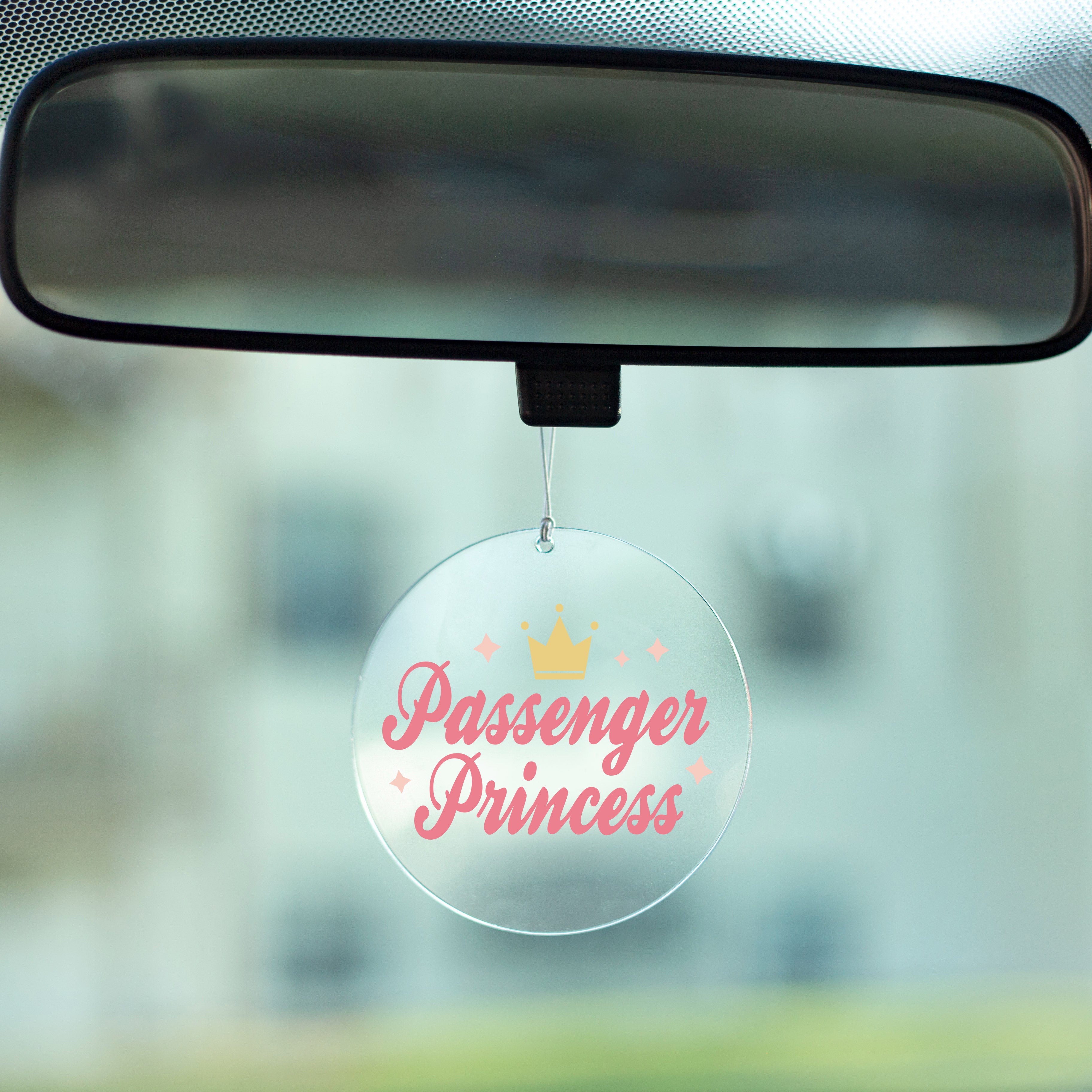 Princess Passenger Seat Name Sticker