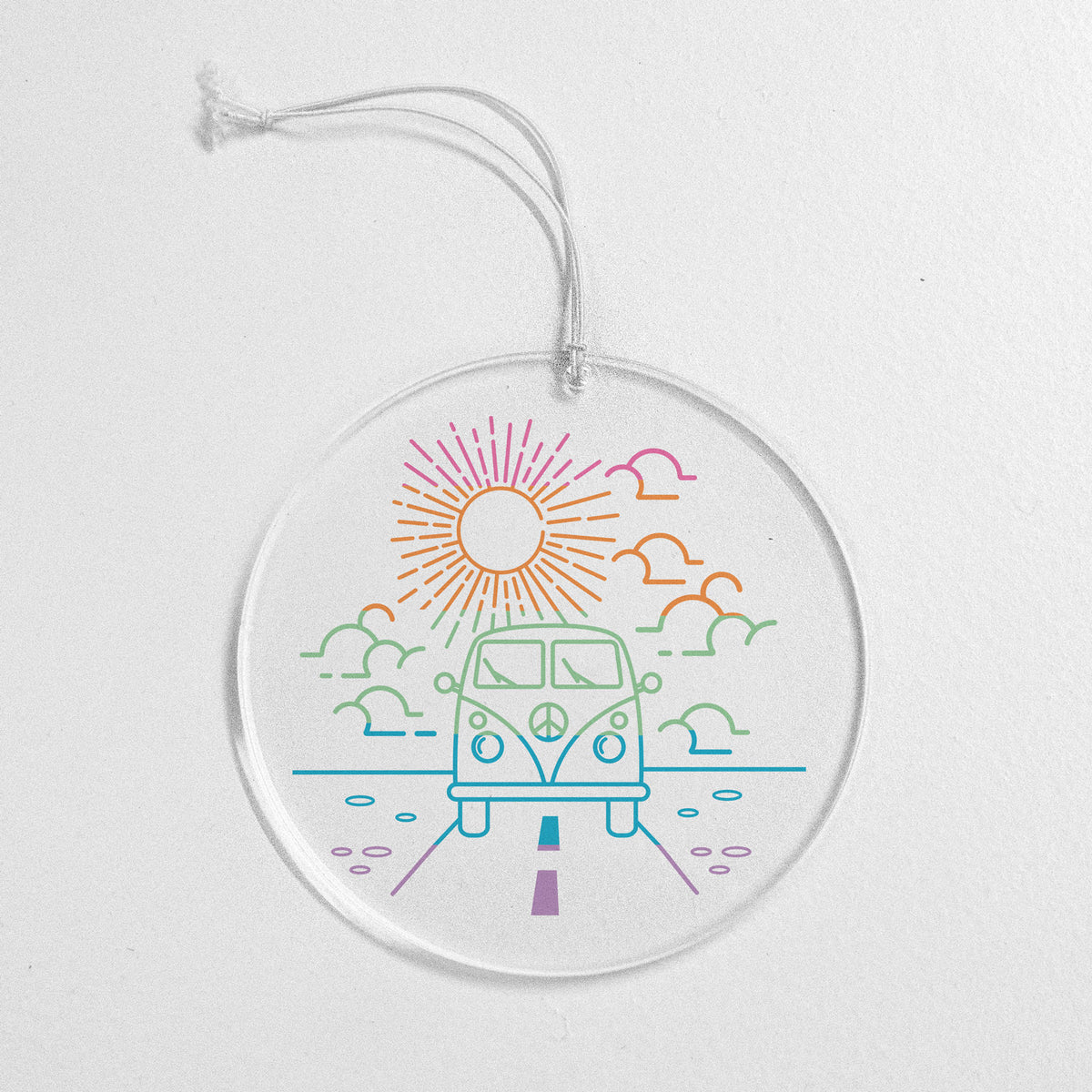 Retro Van Rearview Mirror Hang