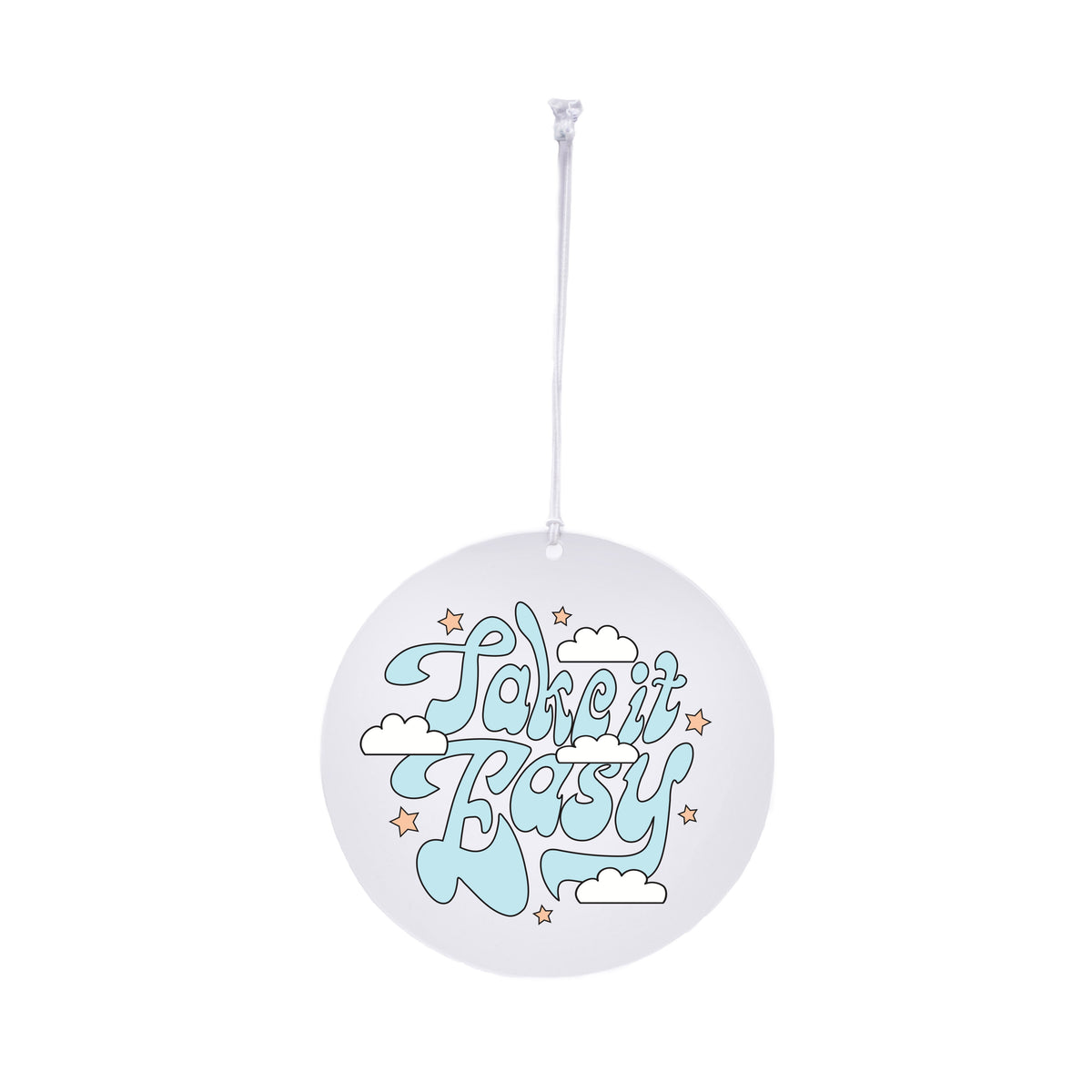 Take It Easy Rearview Mirror Hang