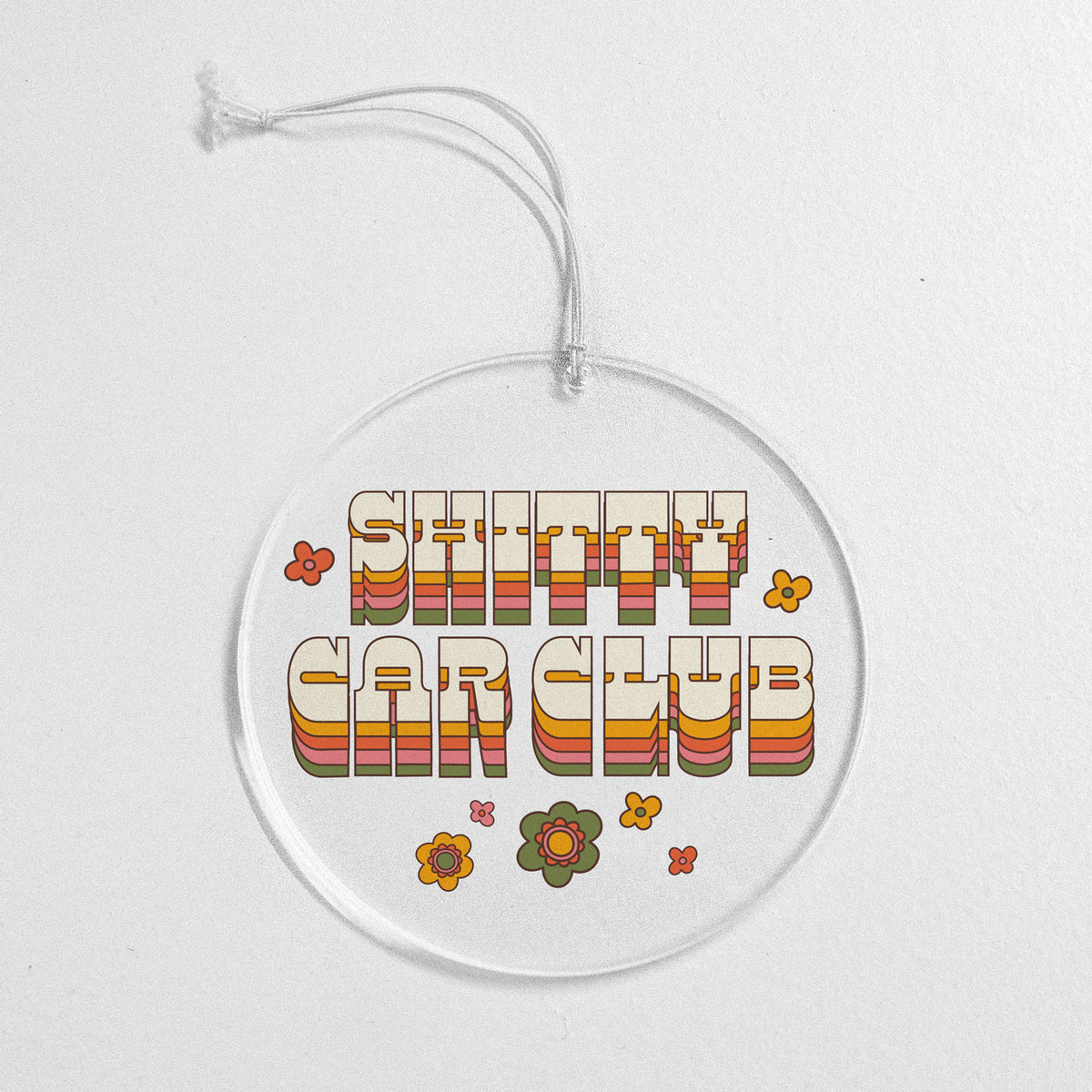 Shitty Car Club Rearview Mirror Hang