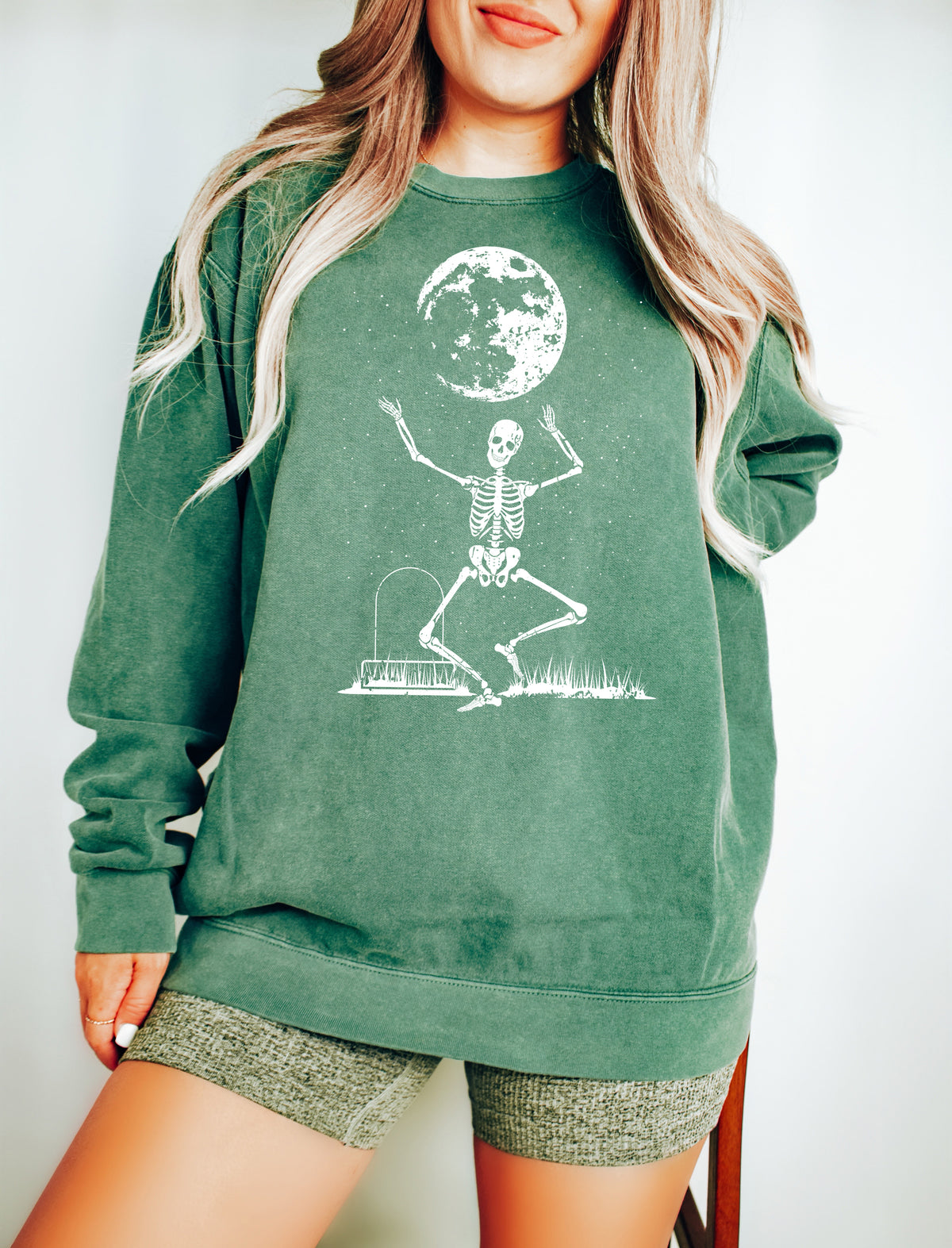 Dancing Skeleton Comfort Colors Sweatshirt
