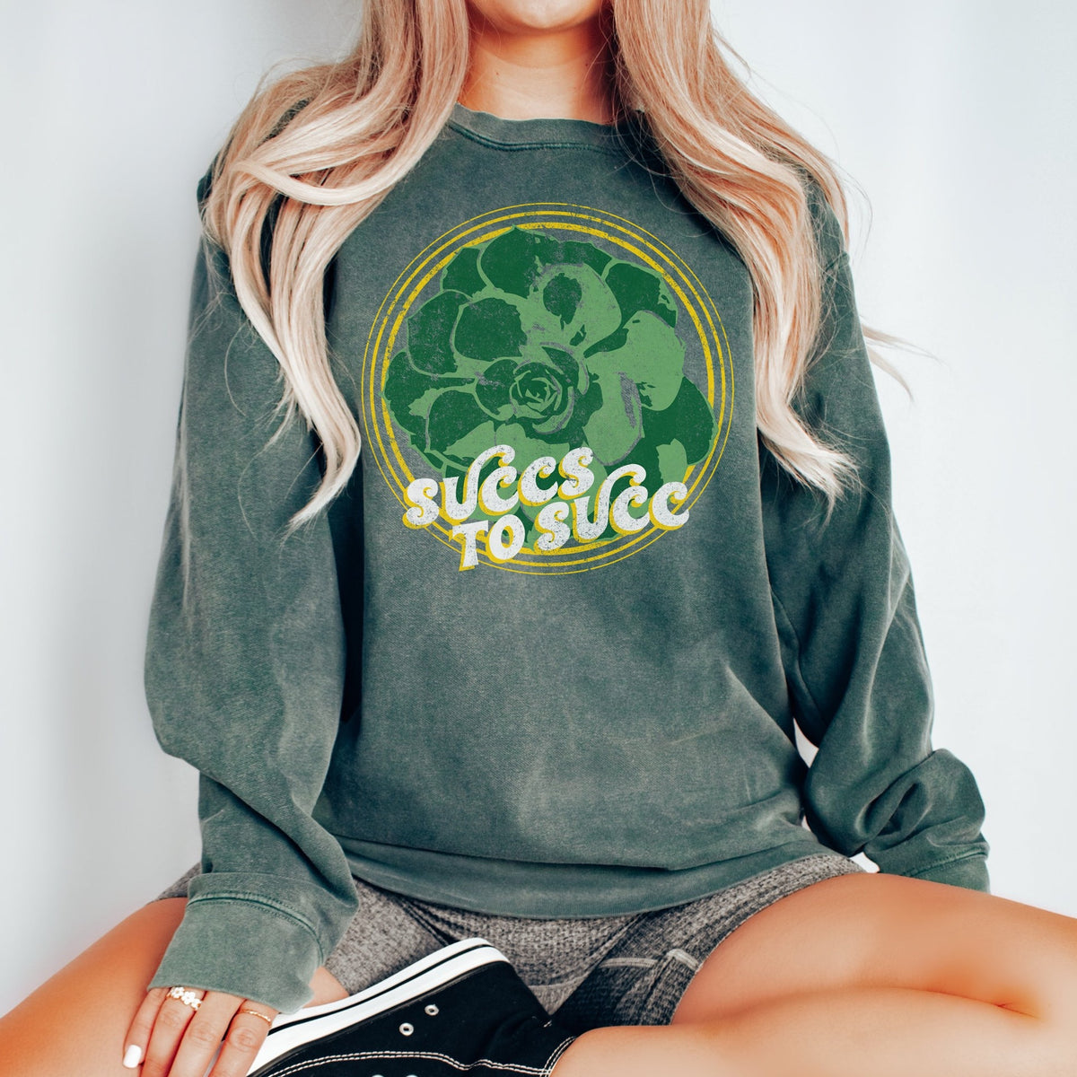 Succs to Succ Comfort Colors Sweatshirt