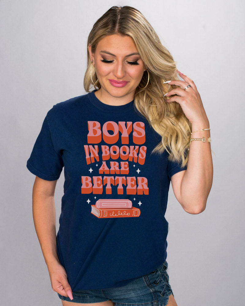 Boys In Books Are Better Shirt