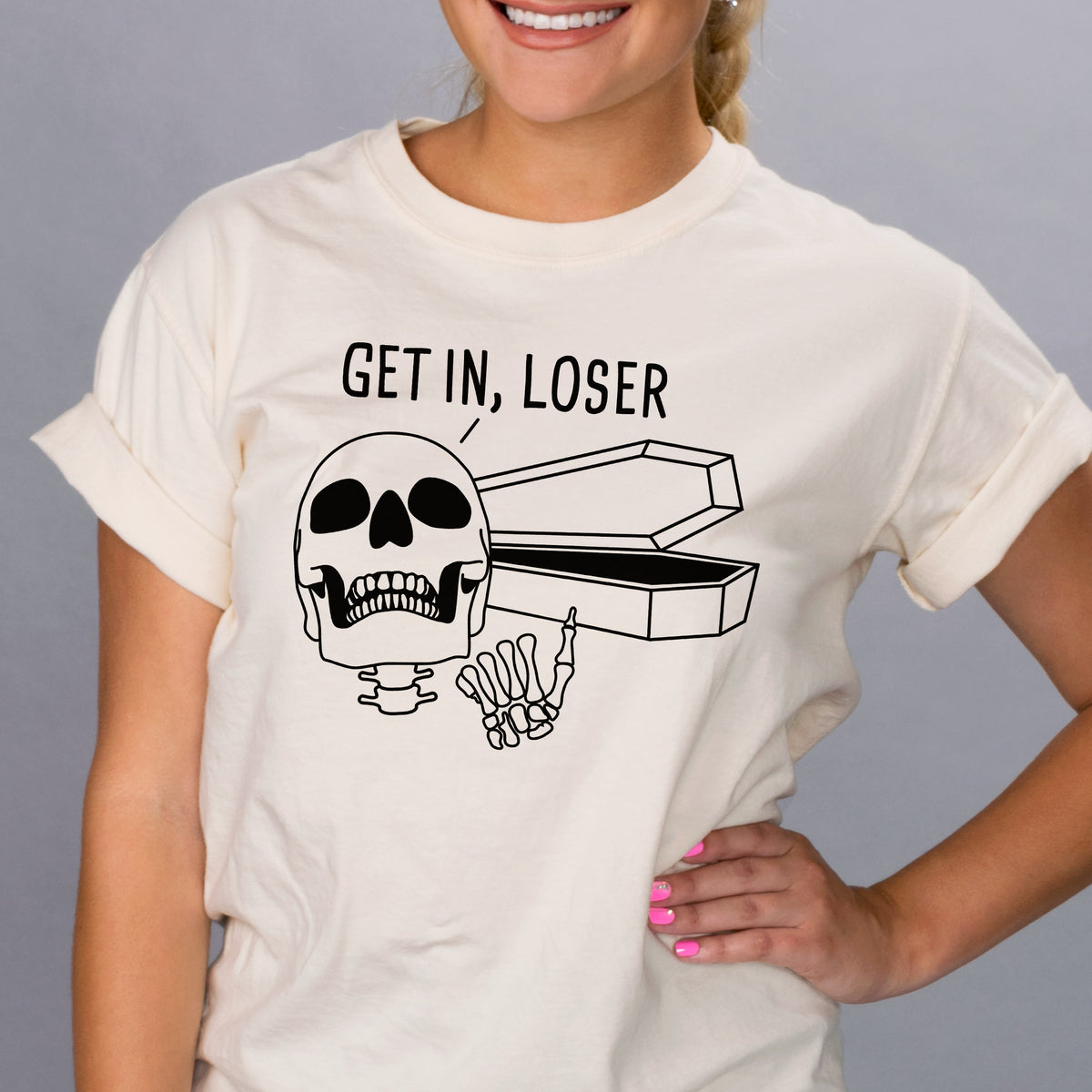 Get In Loser Coffin Shirt - Femfetti
