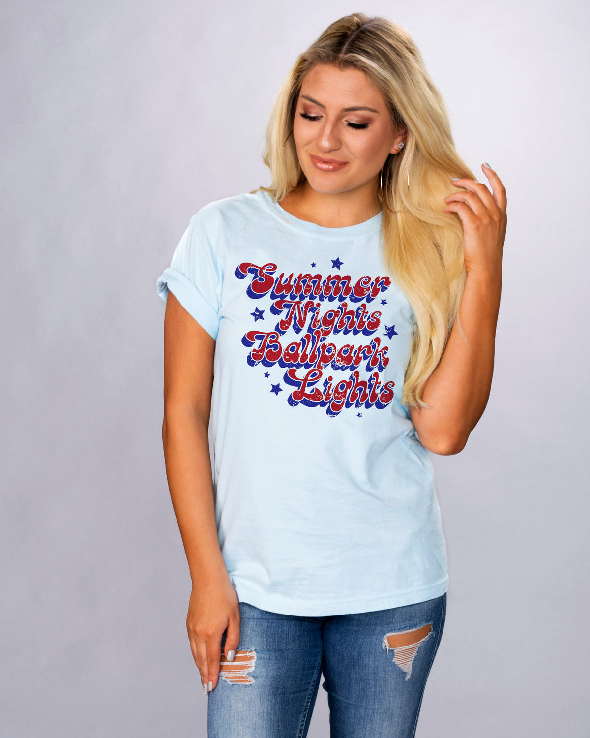 Summer Nights Baseball Shirt