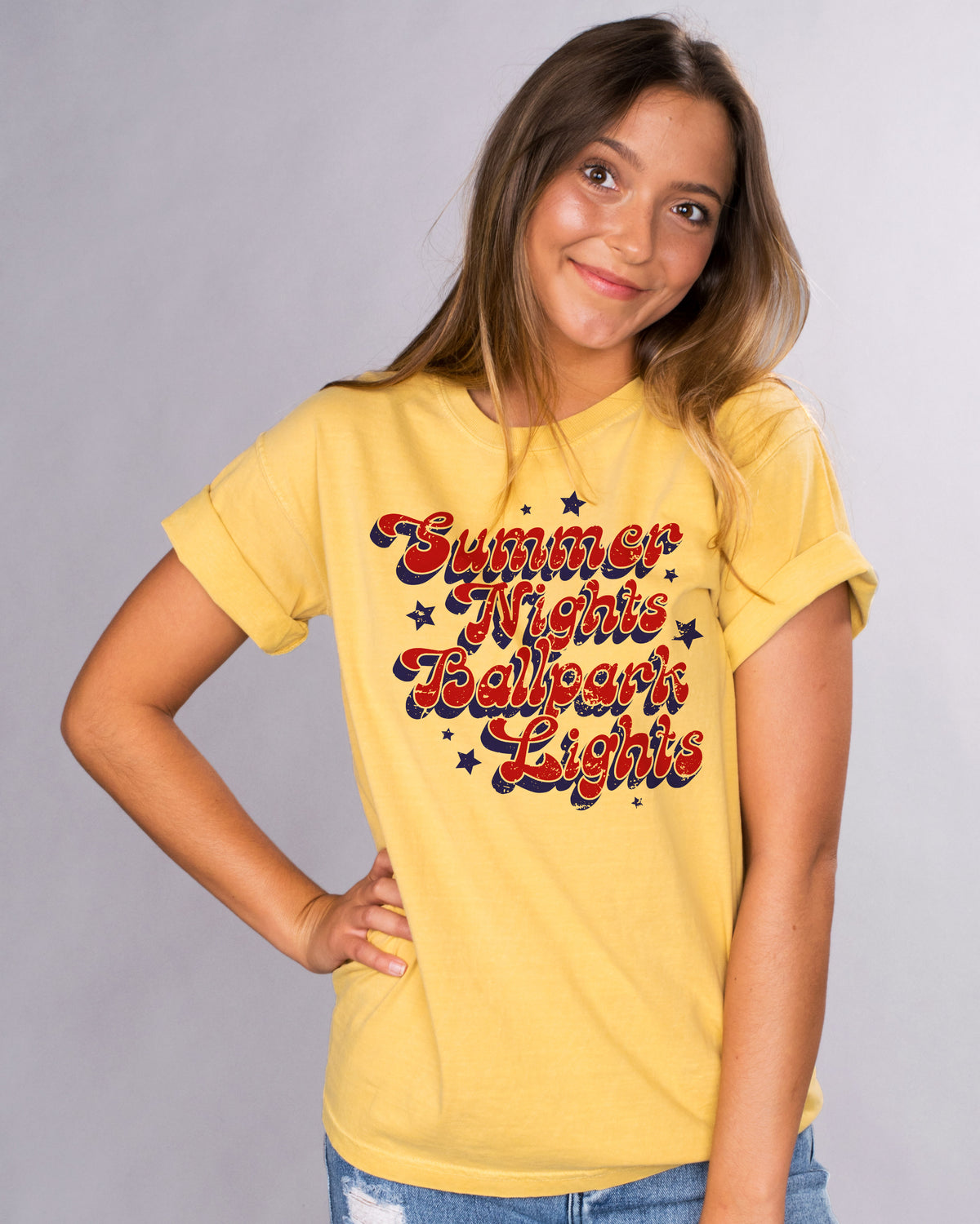 Summer Nights Baseball Shirt