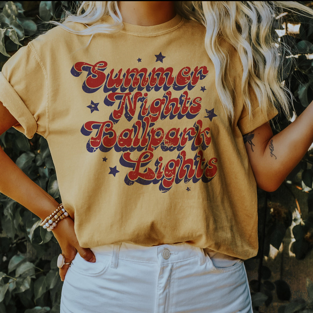 Summer Nights Baseball Shirt