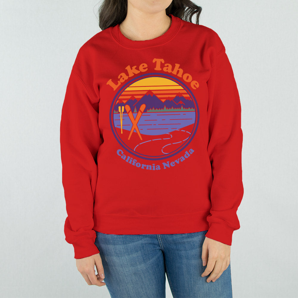 Lake Tahoe Crewneck Sweatshirt - Femfetti