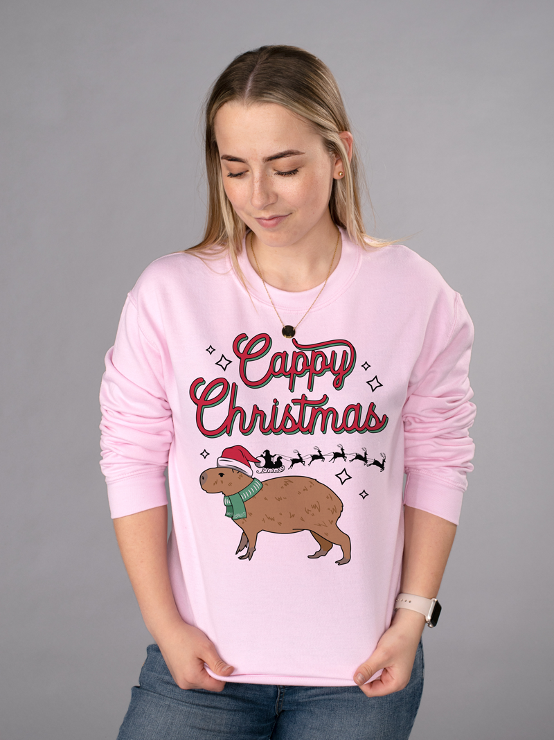 Cappy Christmas Sweatshirt