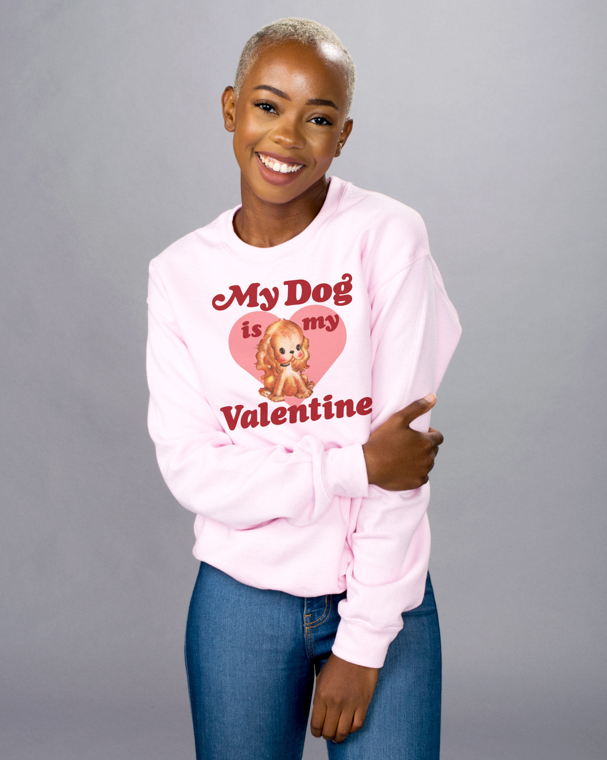 Dog Valentine Sweatshirt