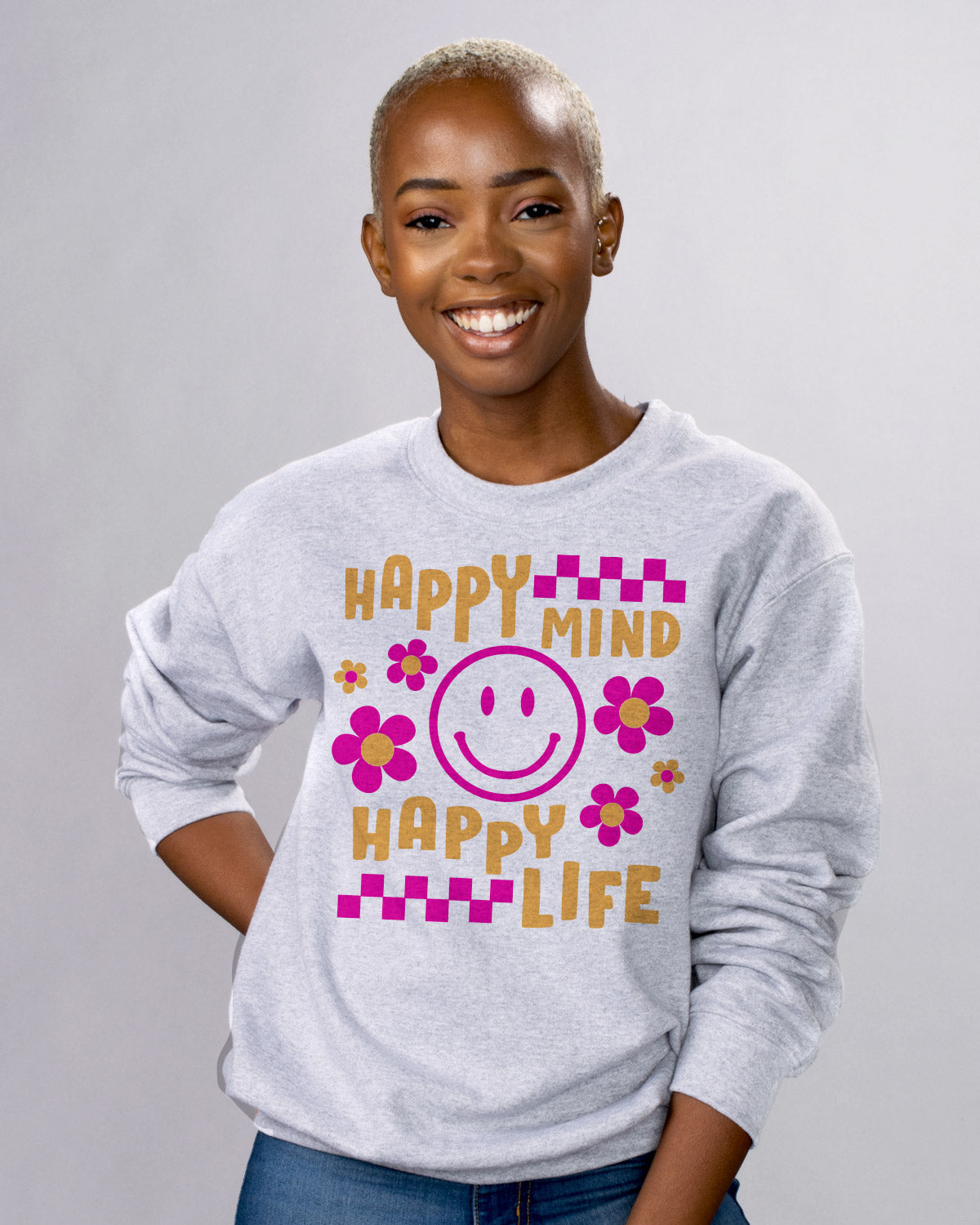 Happy Mind Happy Life Sweatshirt