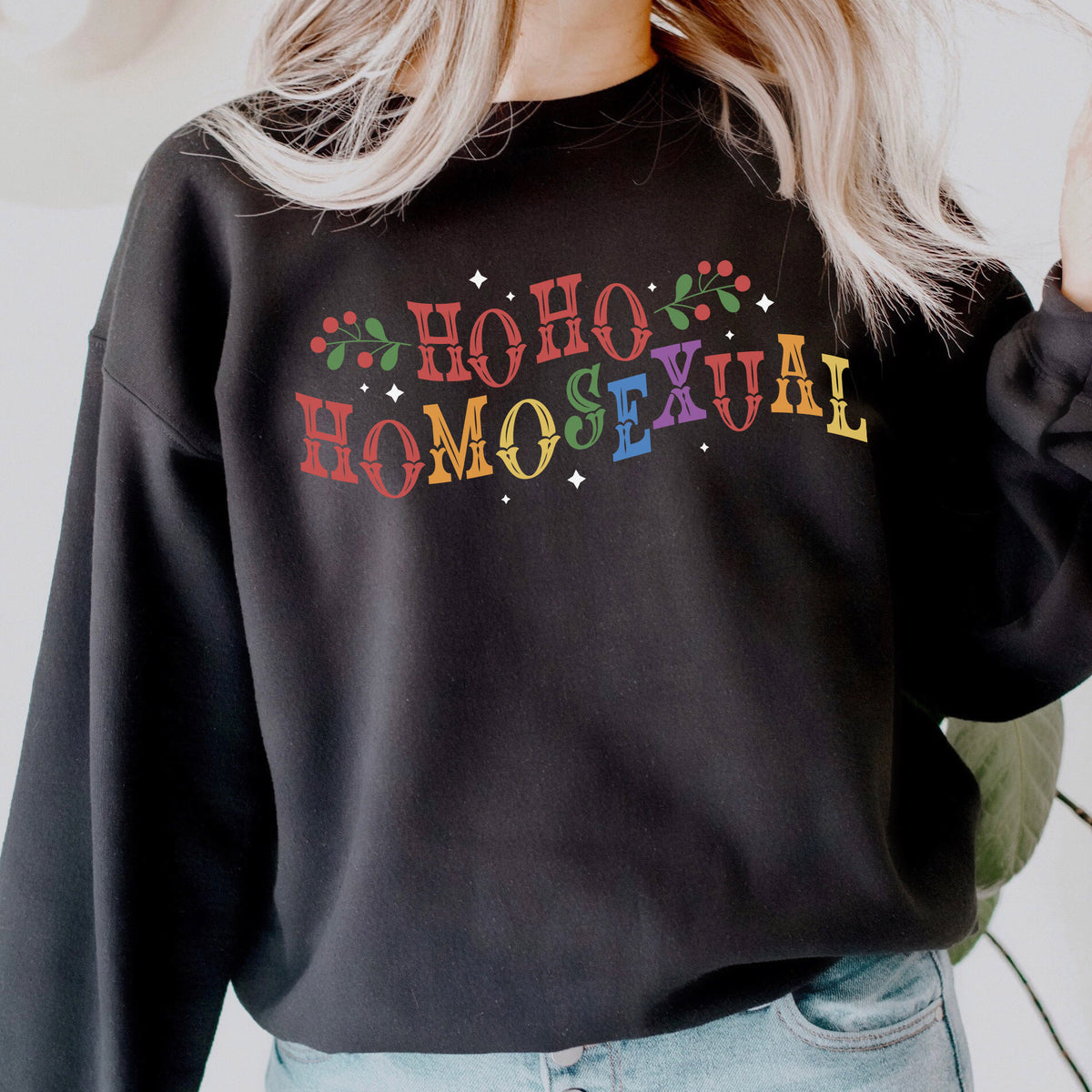 Ho Ho Homosexual Sweatshirt