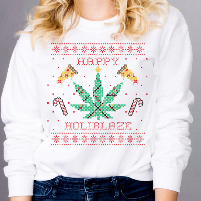 Happy Holiblaze Sweatshirt