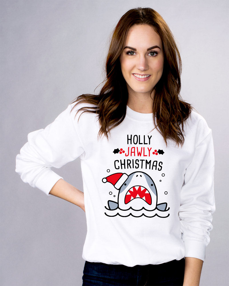 Holly Jawly Christmas Crewneck Sweatshirt