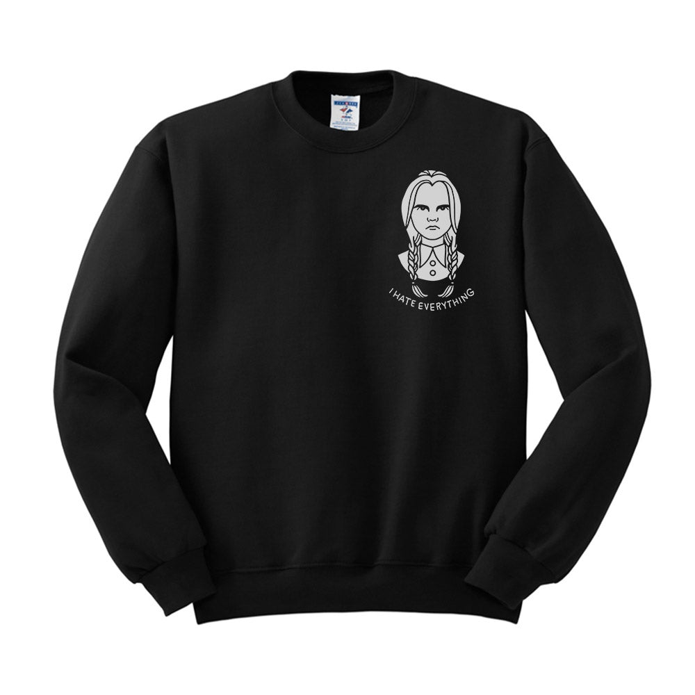 I Hate Everything Crewneck Sweatshirt - Femfetti