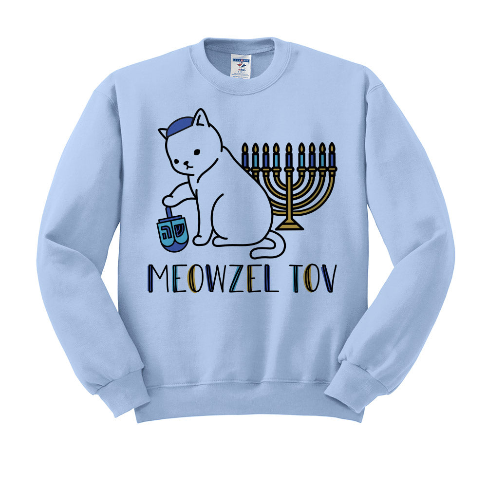 Meowzel Tov Crewneck Sweatshirt