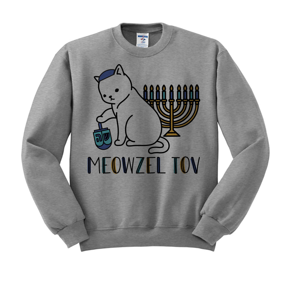 Meowzel Tov Crewneck Sweatshirt