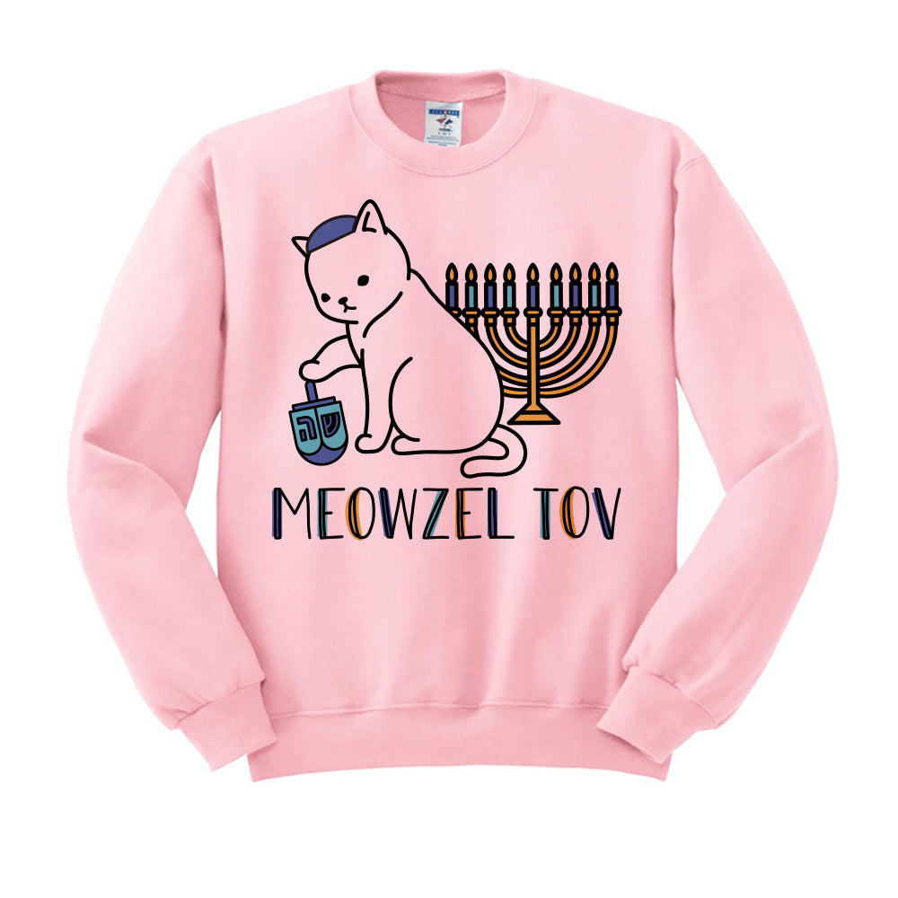 Meowzel Tov Crewneck Sweatshirt