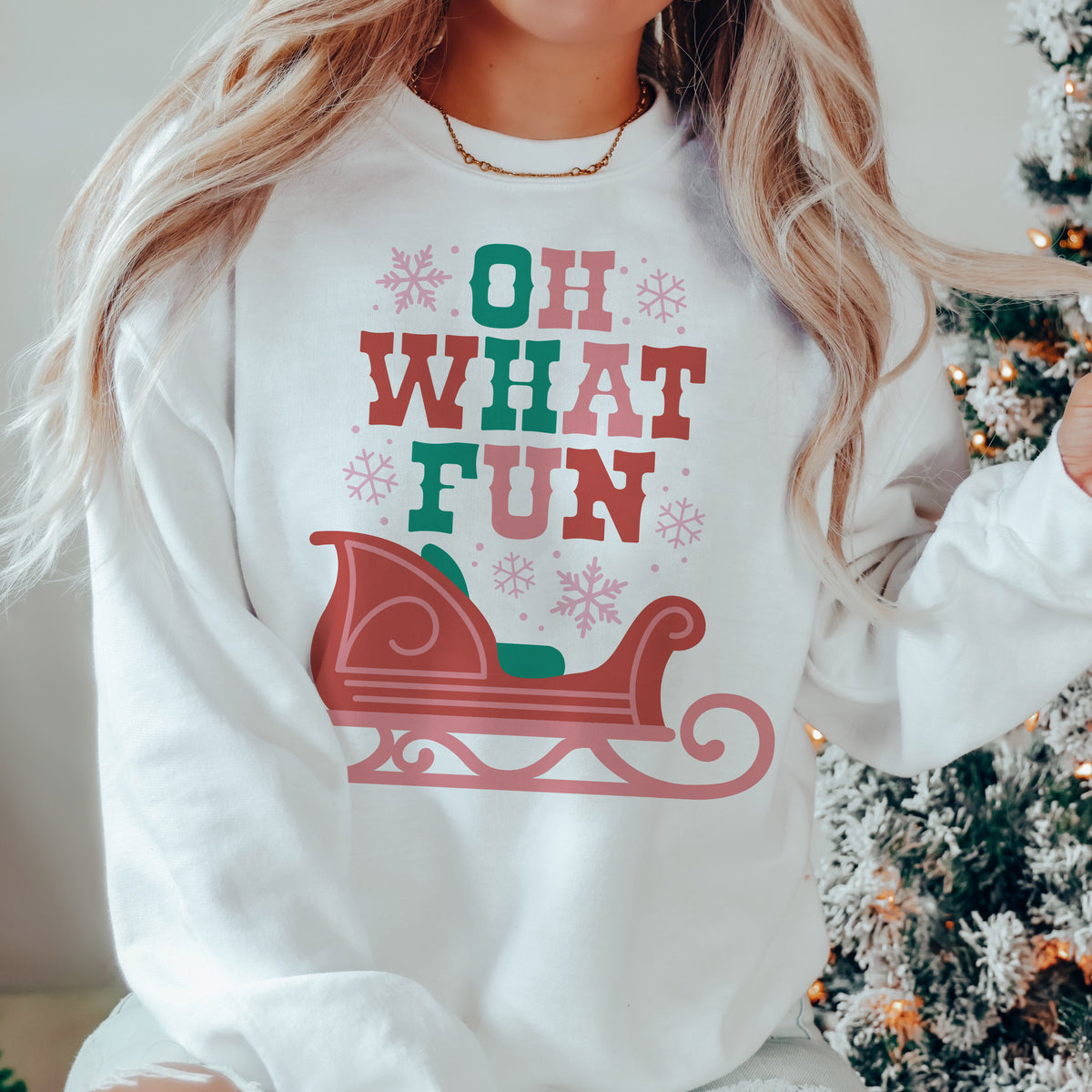 Oh What Fun Sleigh Sweatshirt