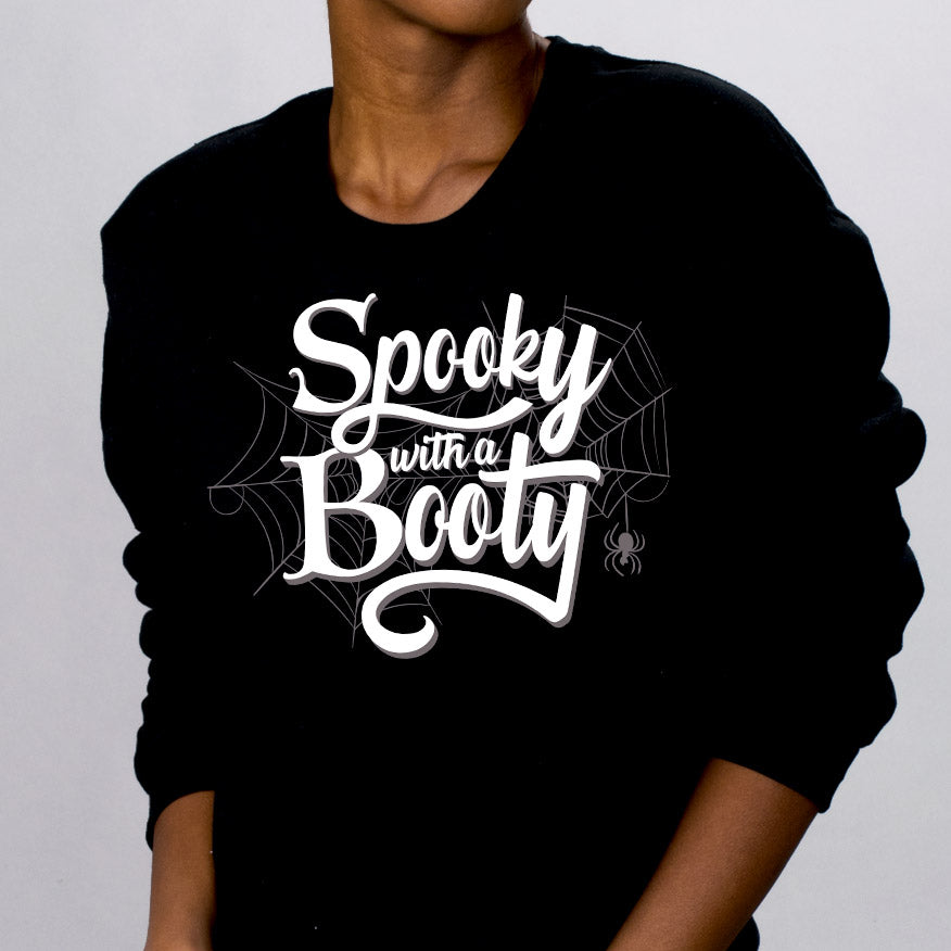 Spooky With A Booty Sweatshirt - Femfetti