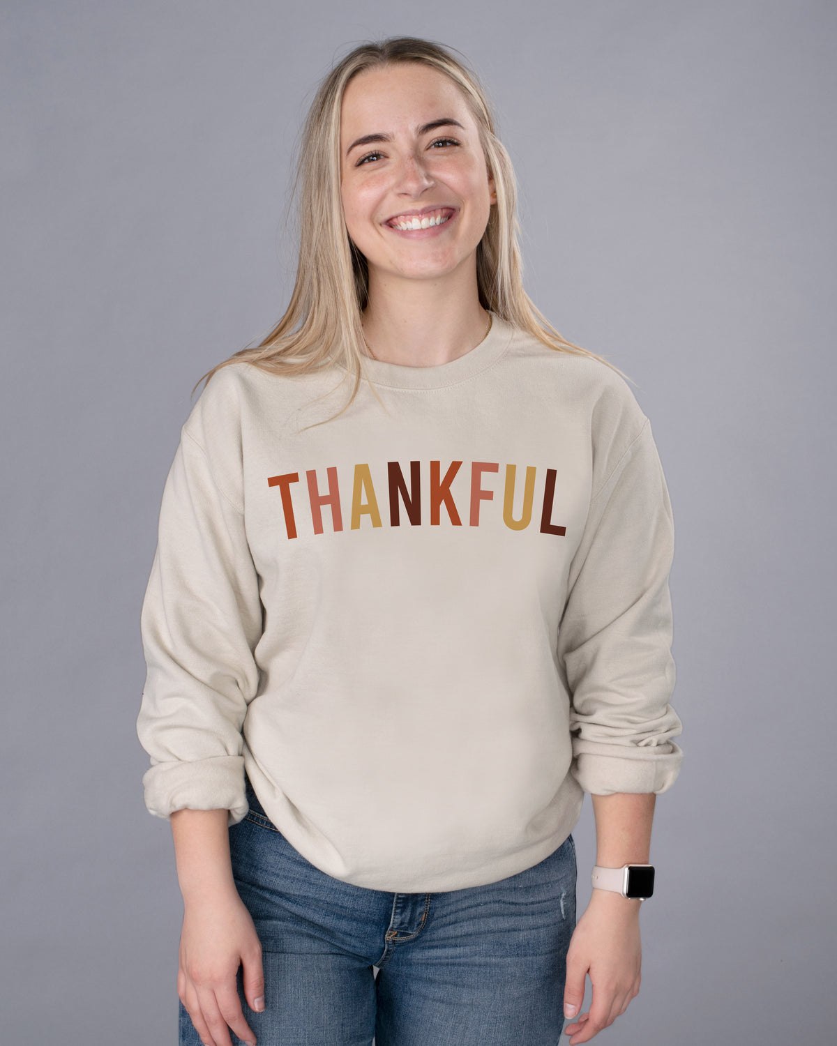 Colorful Thankful Sweatshirt