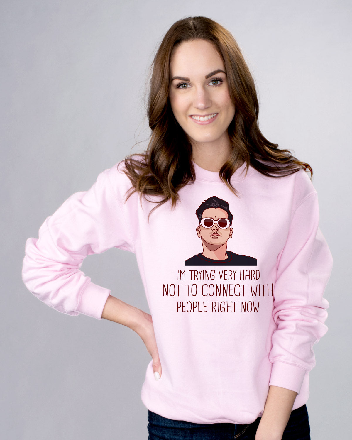 Trying Not To Connect Sweatshirt