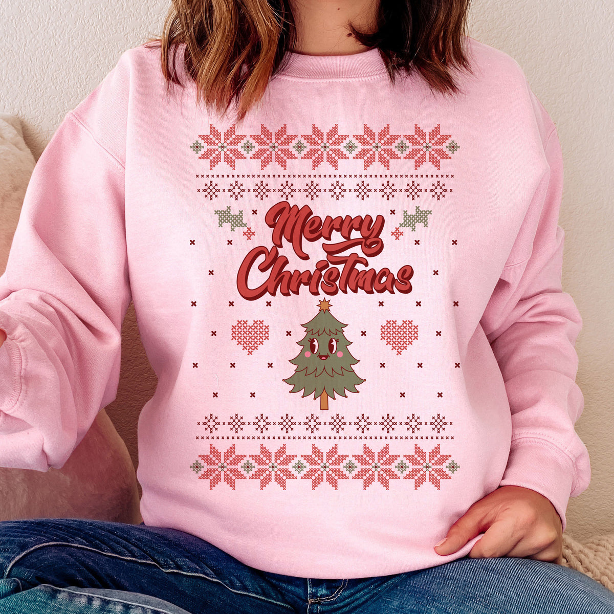 Ugly Sweater Merry Christmas Sweatshirt