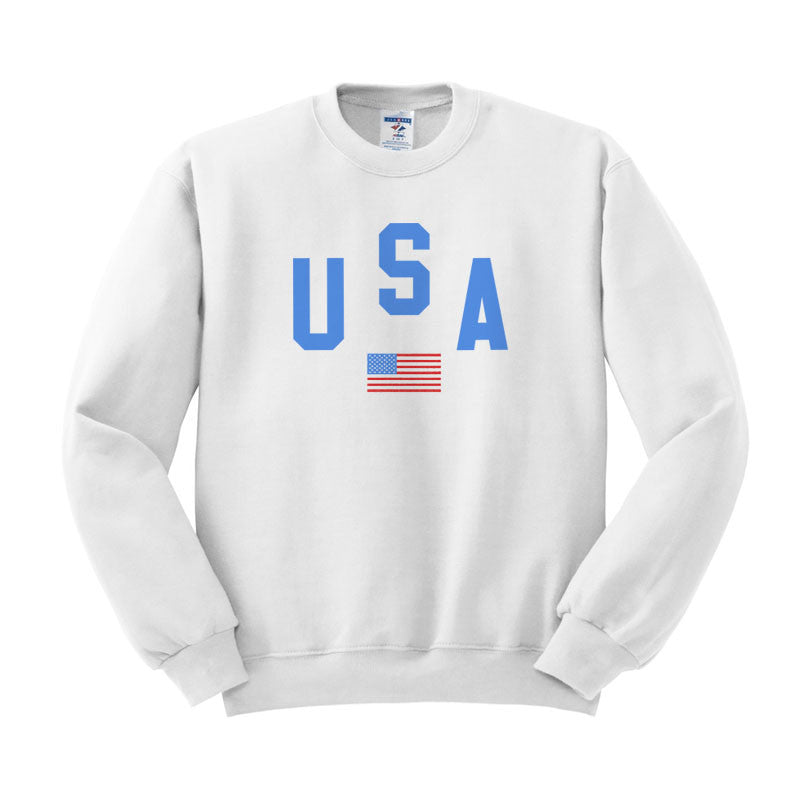 USA Flag Sweatshirt - Femfetti