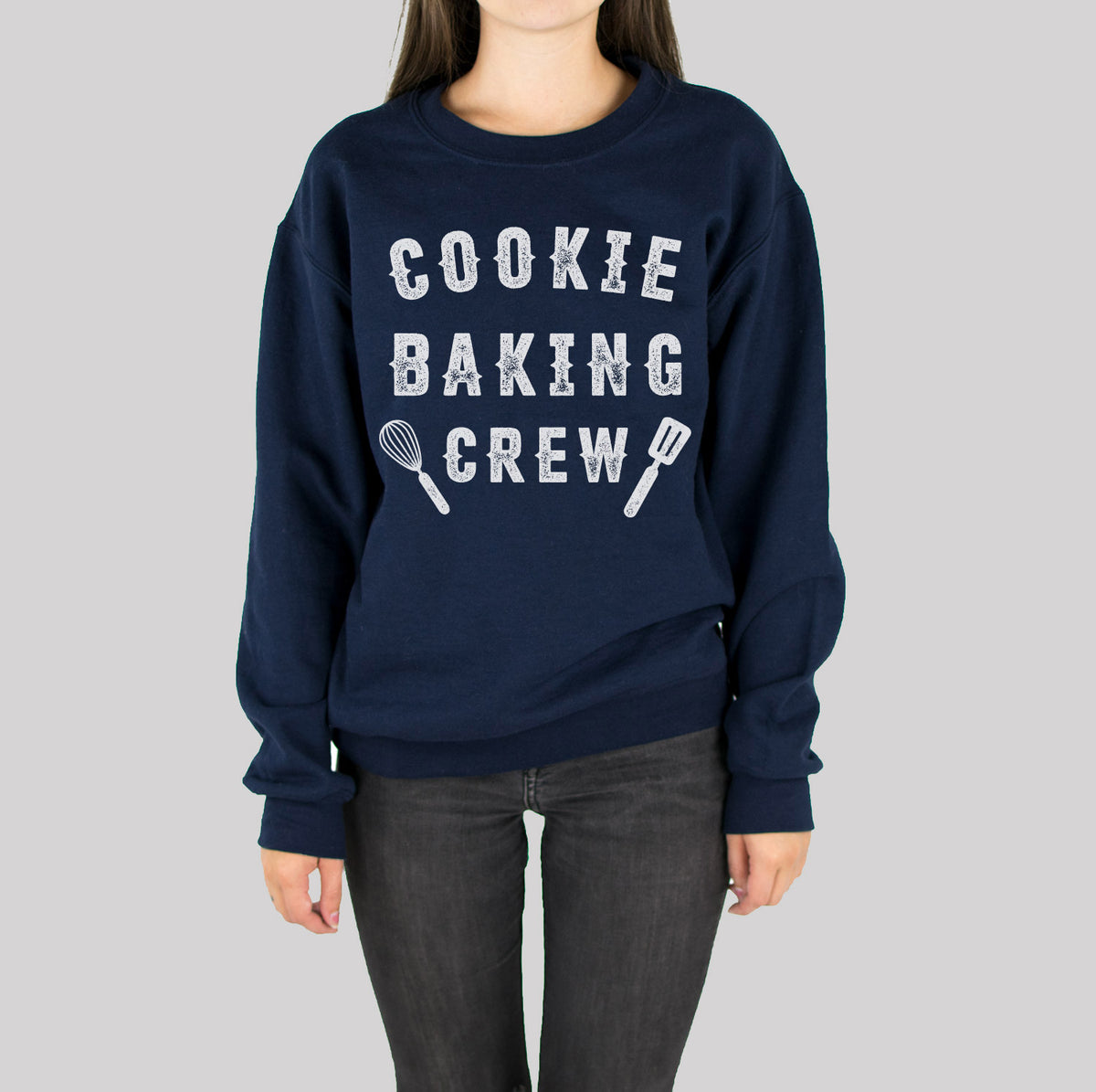 Cookie Baking Crew Crewneck Sweatshirt - Femfetti