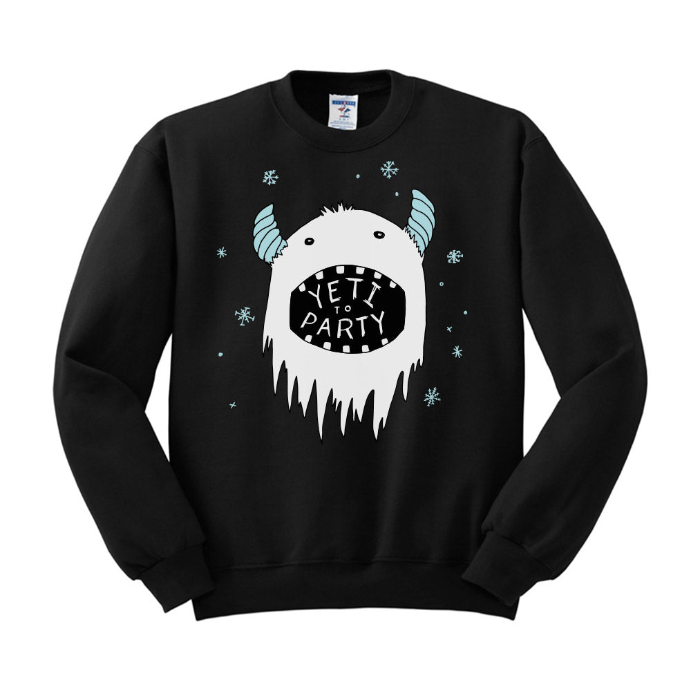 Yeti To Party Sweatshirt - Femfetti