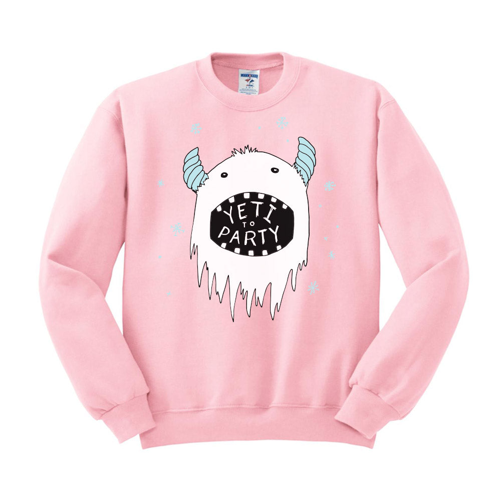 Yeti To Party Sweatshirt - Femfetti