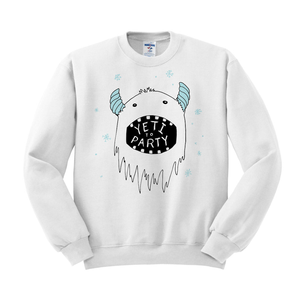 Yeti To Party Sweatshirt - Femfetti