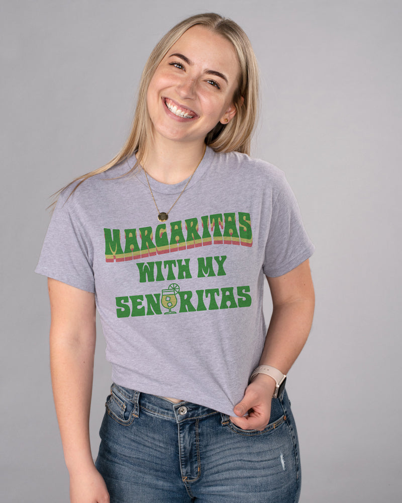 Margaritas With My Senoritas Crop Tee