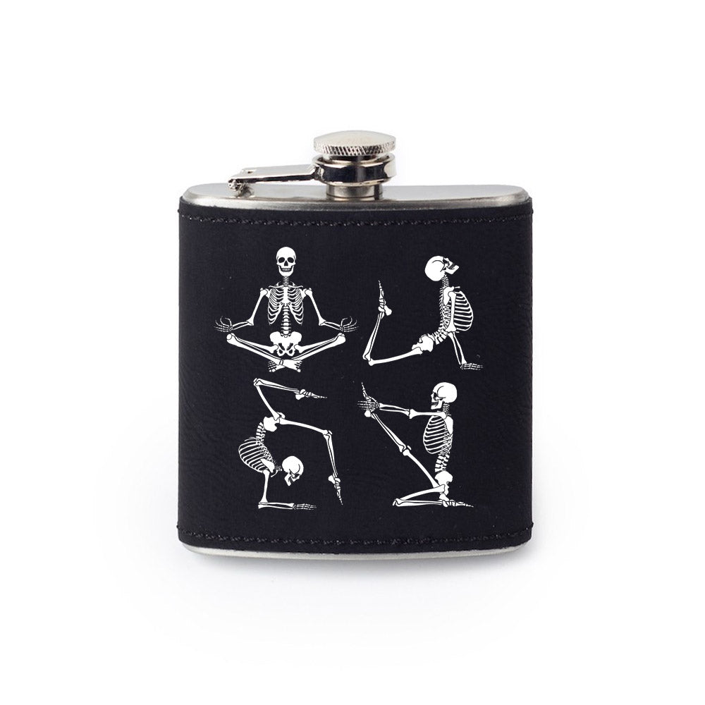 Skeleton Yoga Flask