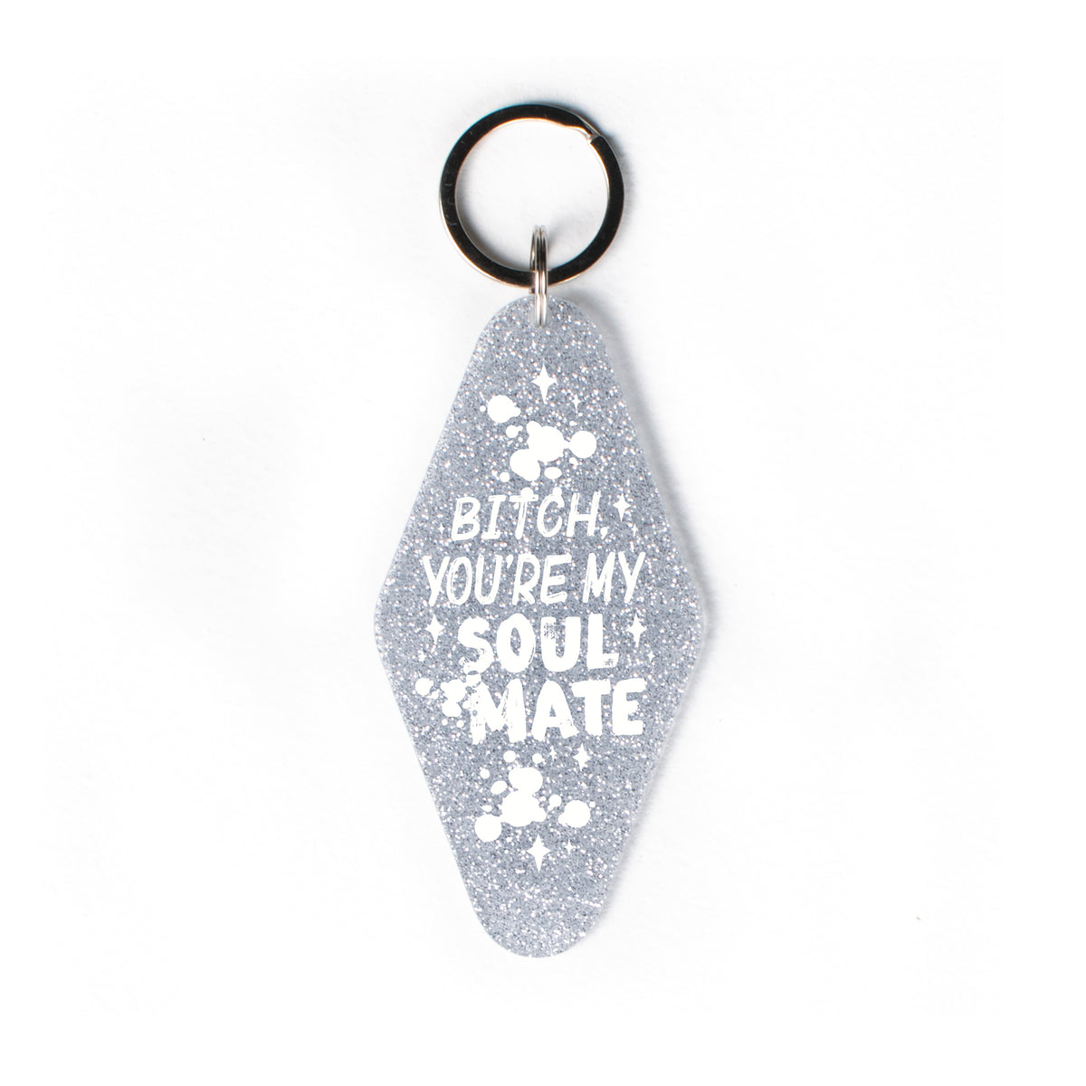 You&#39;re My Soulmate Glitter Keychain