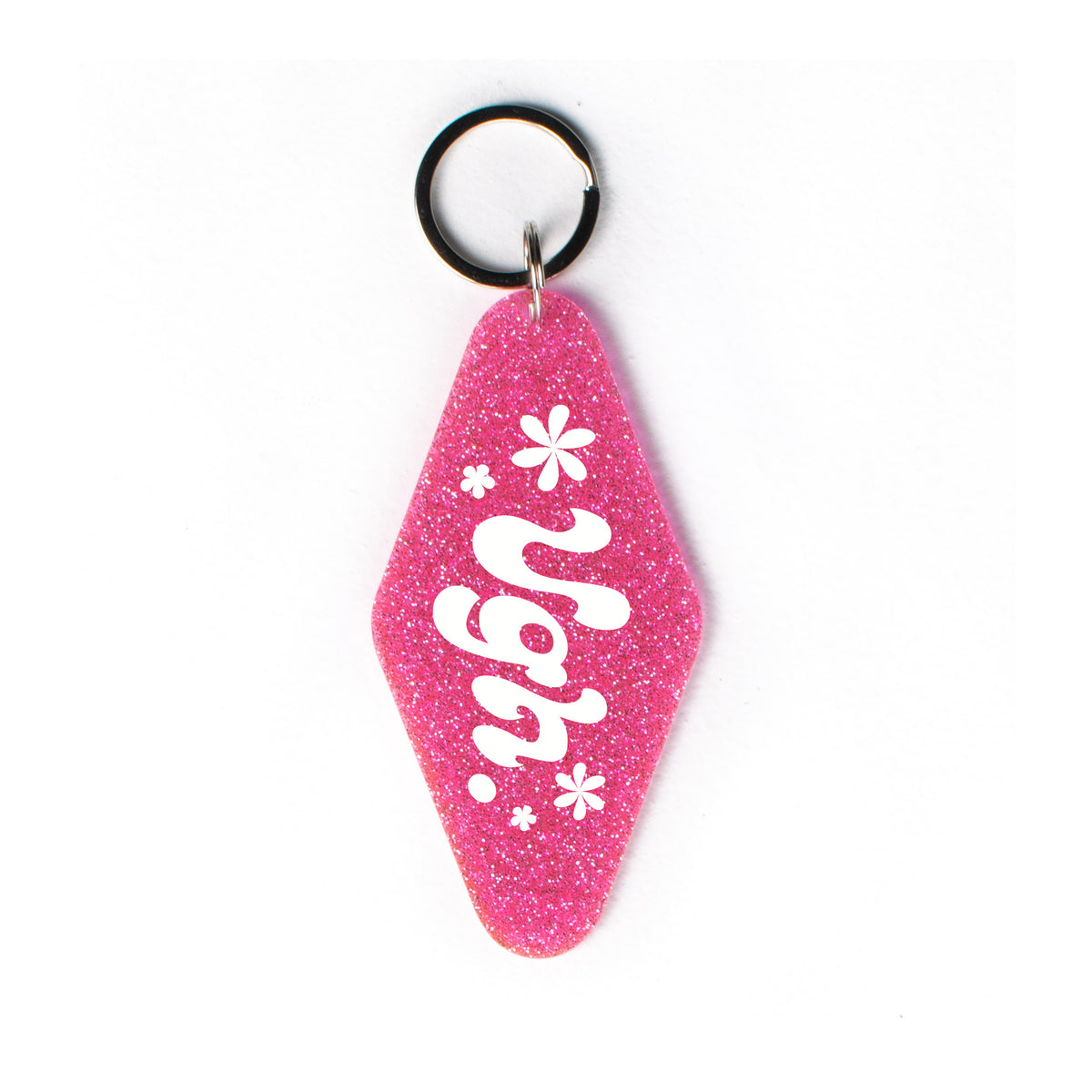 Ugh Glitter Keychain