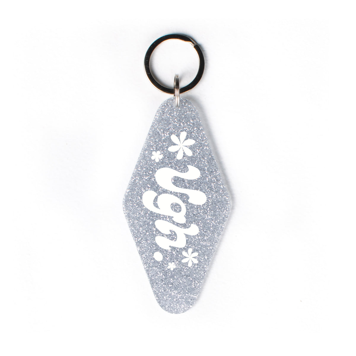 Ugh Glitter Keychain