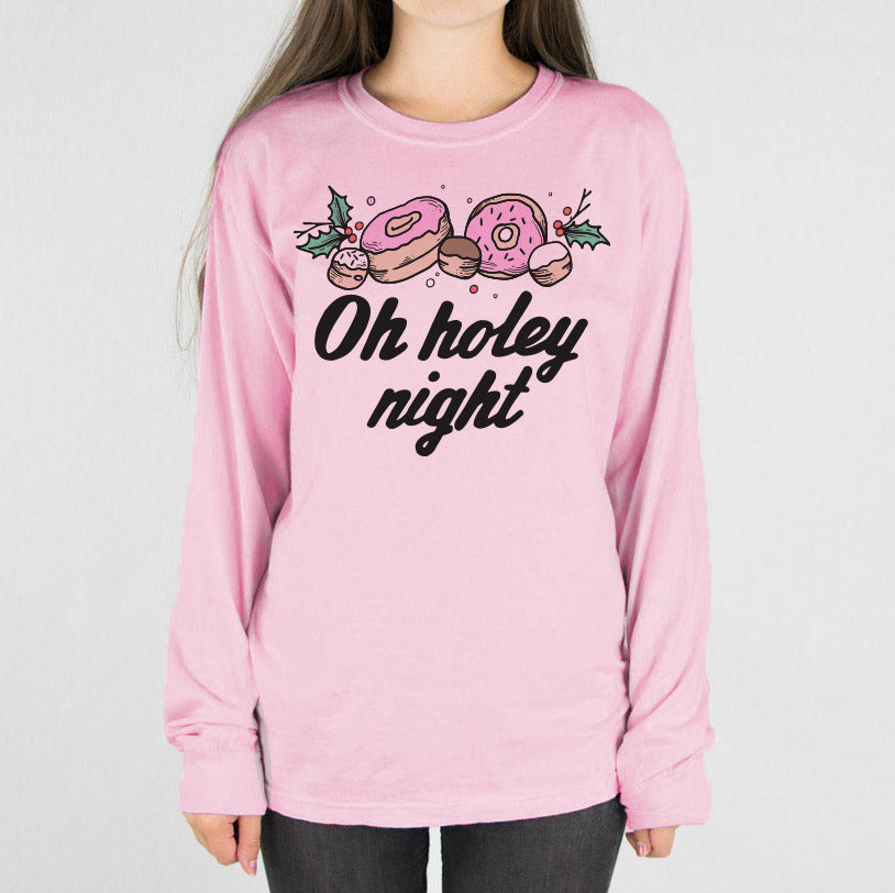 Oh Holey Night Long Sleeve Tee - Femfetti