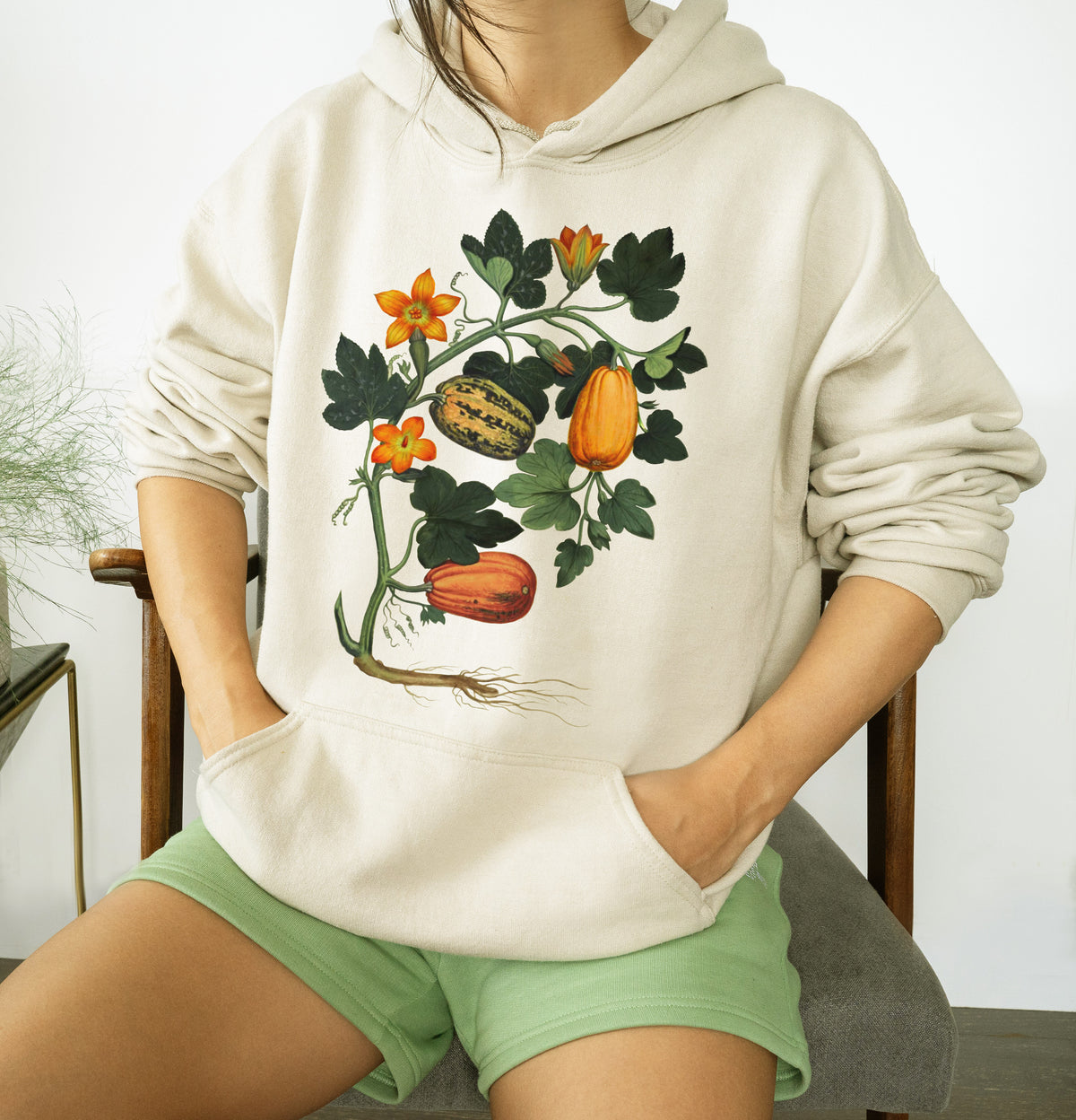 Pumpkin Vintage Chart Hoodie
