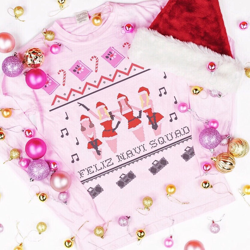 Mean Girls Feliz Navi Squad Long Sleeve Tee - Femfetti