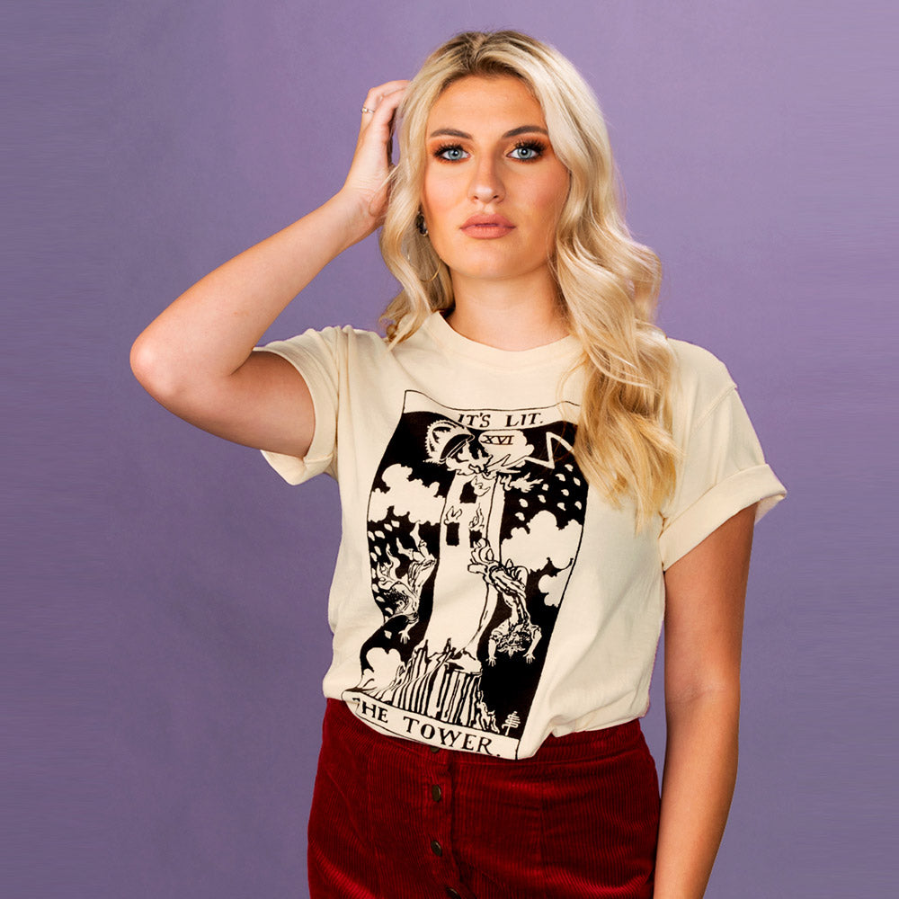 It&#39;s Lit Tarot Card Shirt - Femfetti