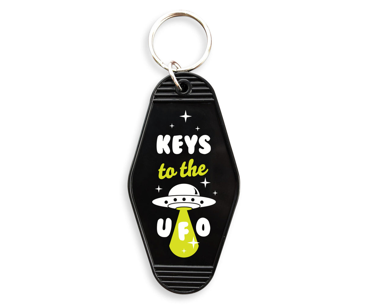 Keys To The UFO Motel Keychain