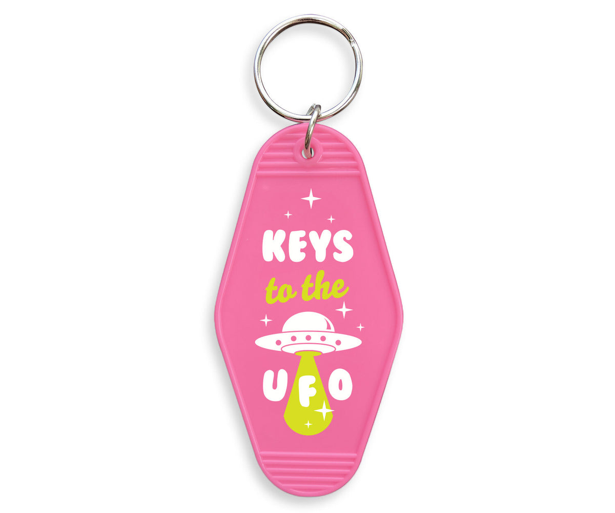 Keys To The UFO Motel Keychain
