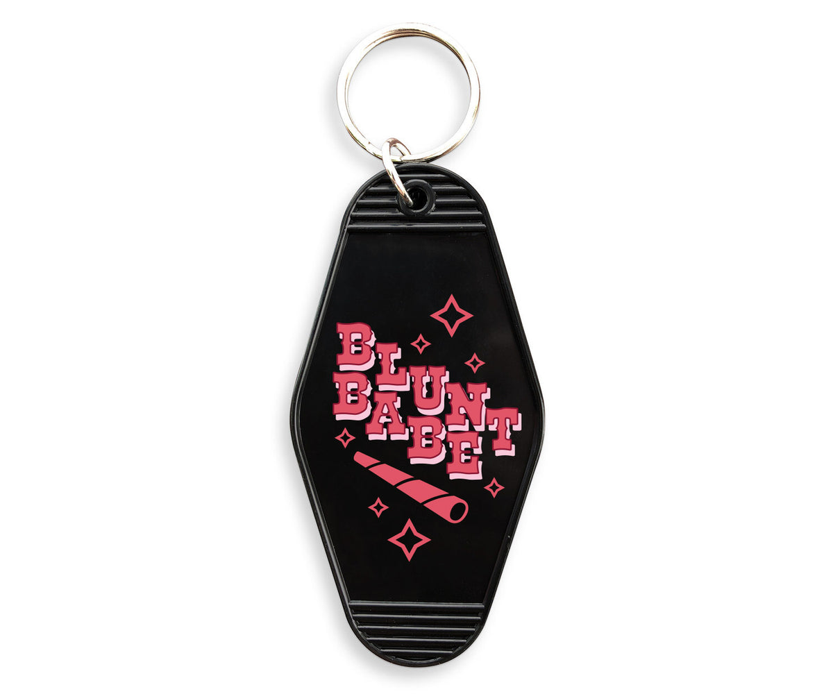 Blunt Babe Motel Keychain