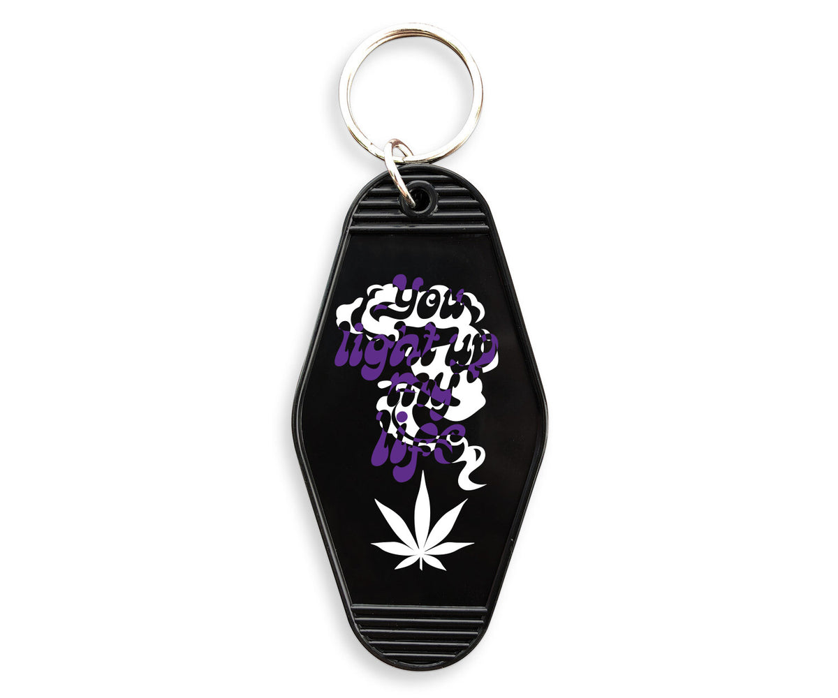 Light Up My Life Motel Keychain