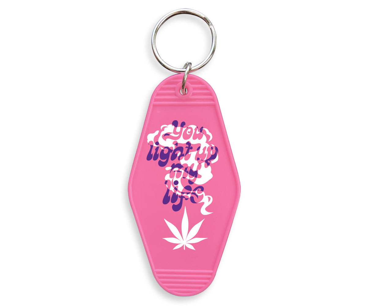 Light Up My Life Motel Keychain