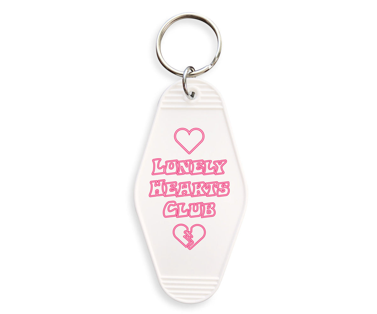 Lonely Hearts Club Motel Keychain